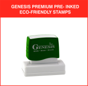 Premium Pre-Inked Rubber stamps at Great Prices from Southwest Rubber Stamp Co. Genesis pre inked rubber stamps. Secure Online ordering. Free Shipping. Fast One Day Service.