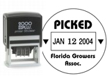 Cosco 2000 plus Series Plastic Date Stamps