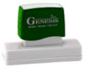 Premium Pre-Inked Rubber stamps at Great Prices from Southwest Rubber Stamp Co. Genesis pre inked rubber stamps. Secure Online ordering. Free Shipping. Fast One Day Service.