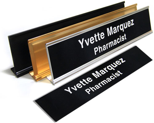 2" X 10" Name Plate 2 Lines