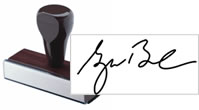 SIG-TRAD - Wood Handled Signature Stamp