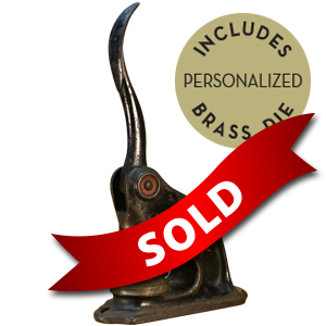 Most Antique Embossers are over 120 years old. Price includes a personalized precision engraved brass Die. Custom artwork available.