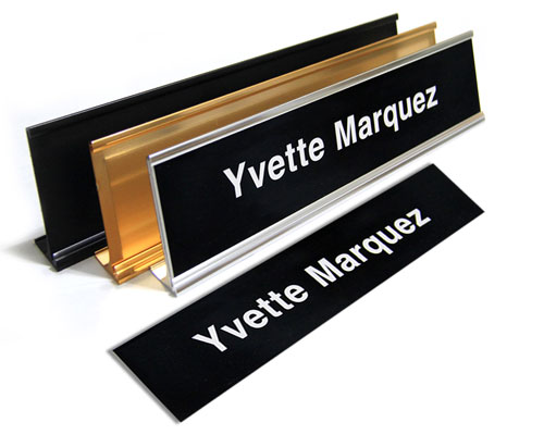 2X81L - 2" X 8" Name Plate 1 Line